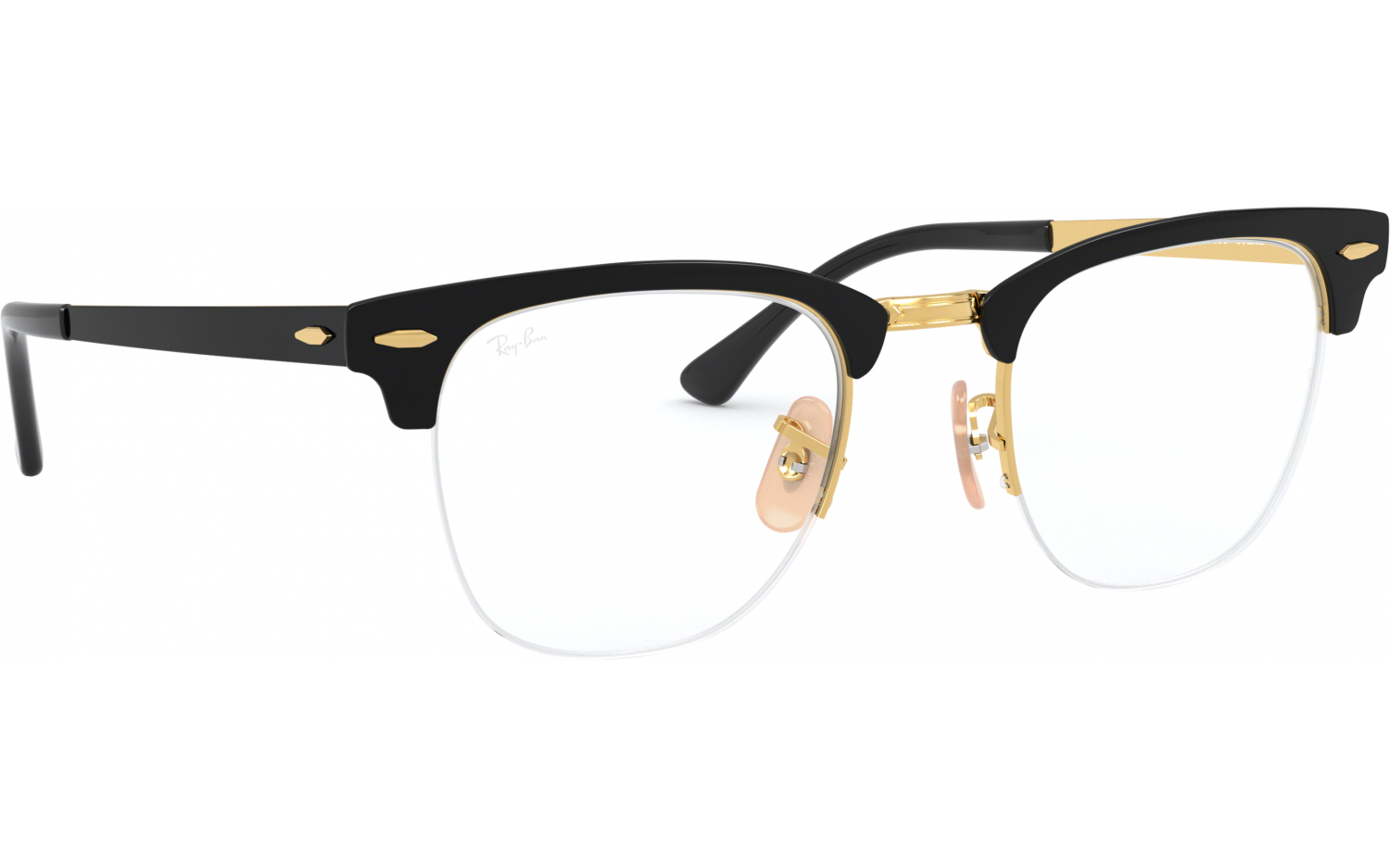 Ray ban discount clubmaster metal prescription