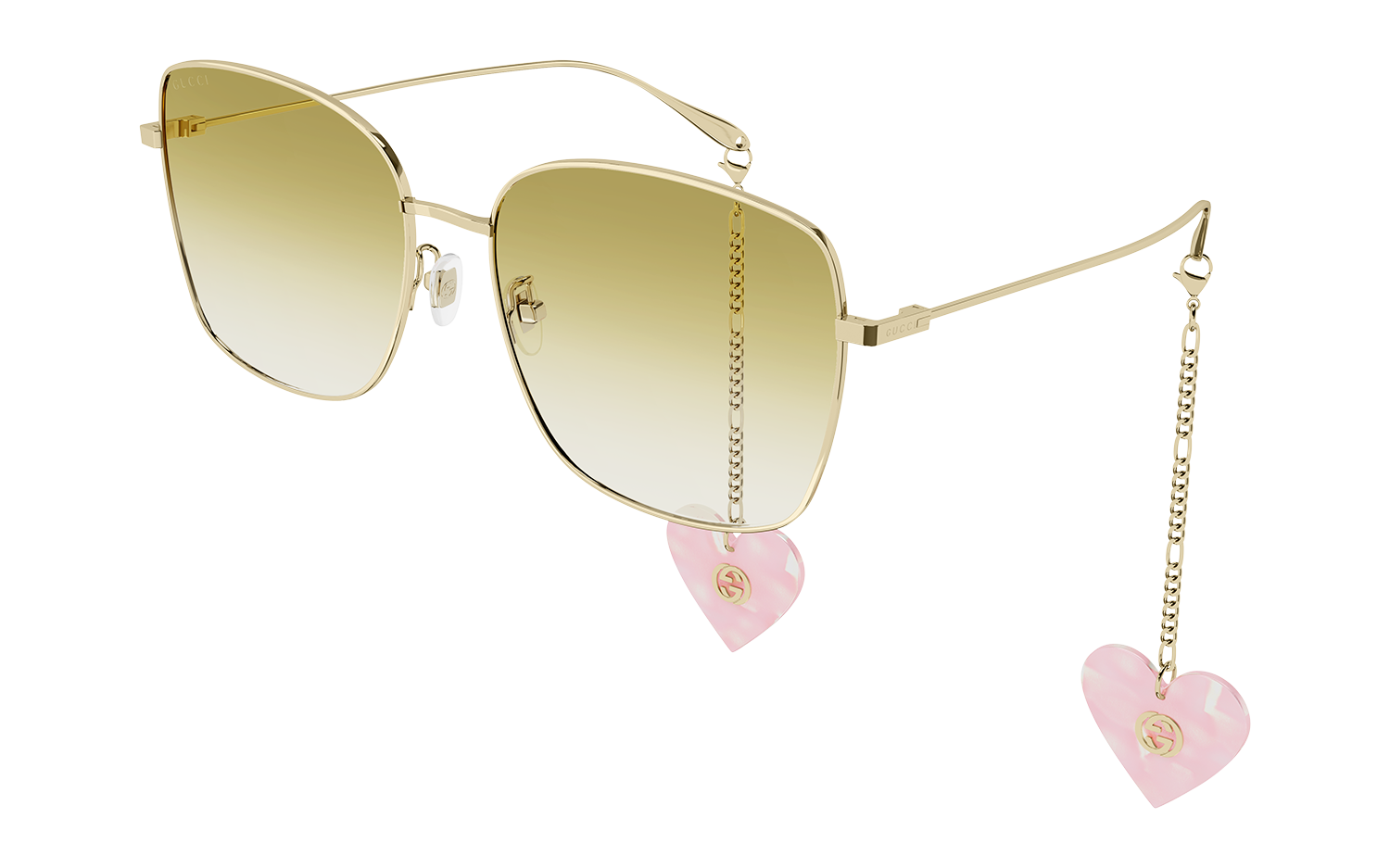 Lentes de corazon gucci new arrivals